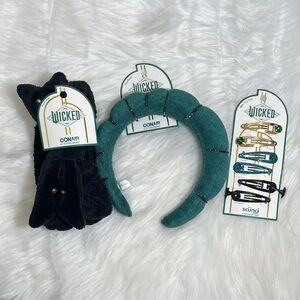 NWT Wicked Conair Headbands Scunci Hair Clips Set